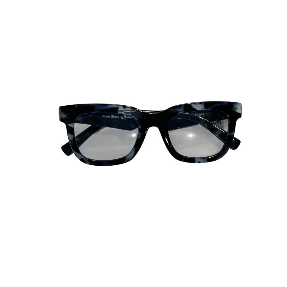 Ryan Simkhai Eyeshop Stella Blue Light Glasses in Blue Tortoise